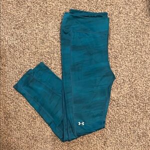 Under Armour Blue Patterned Workout Leggings